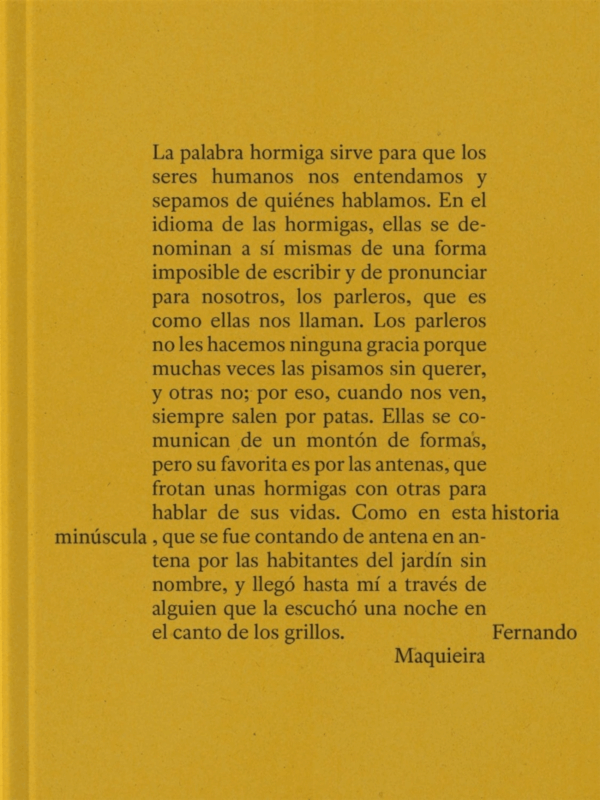 HISTORIA MINUSCULA, UNA (LAG)